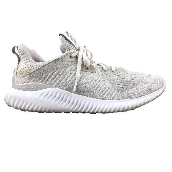 adidas Shoes - Adidas Women's Size 10 Alphabounce 1 White Grey Lace-Up Athletic Sneakers AC6921